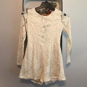White Lace Romper